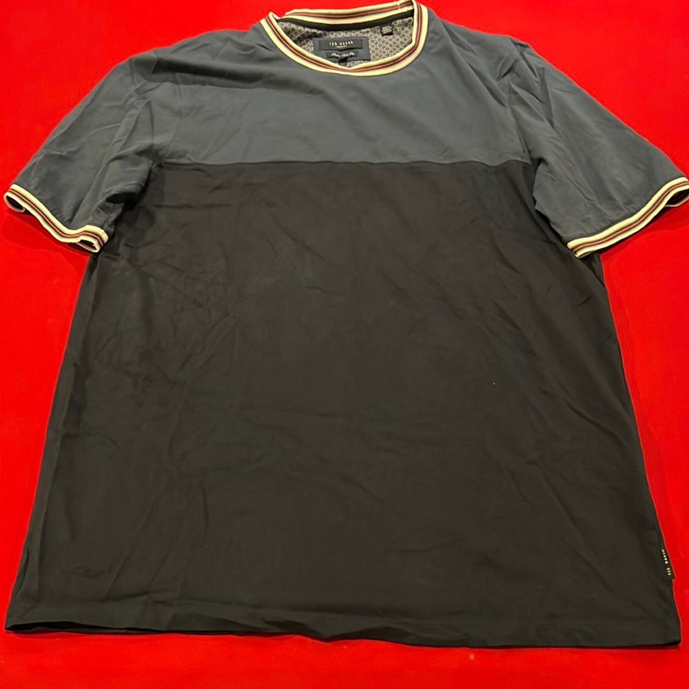 Ted Baker Navy Color-Block Tshirt - Size 6 - image 3